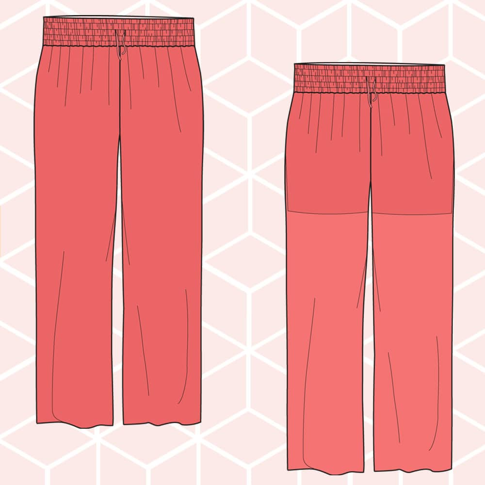 Patron Pantalon Pdf Gratuit Patron Gratuit Pantalon Femme Taille Elastique - Partager Taille Bonne
