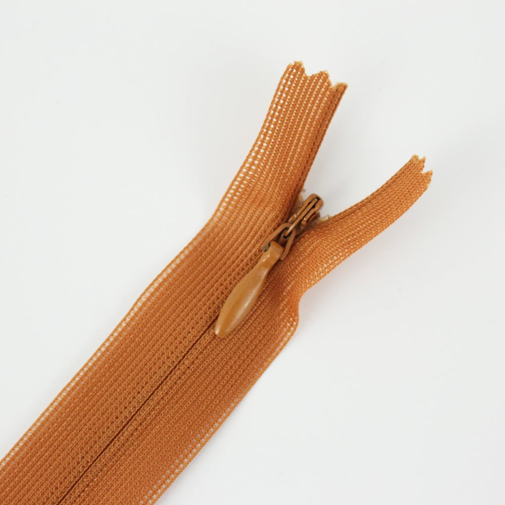 Zip invisible caramel Mouna Sew